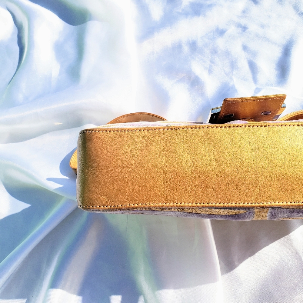 🦄SOLD FENDI ZEBRA PRINT VELVET BAGUETTE - Picture 6 of 14